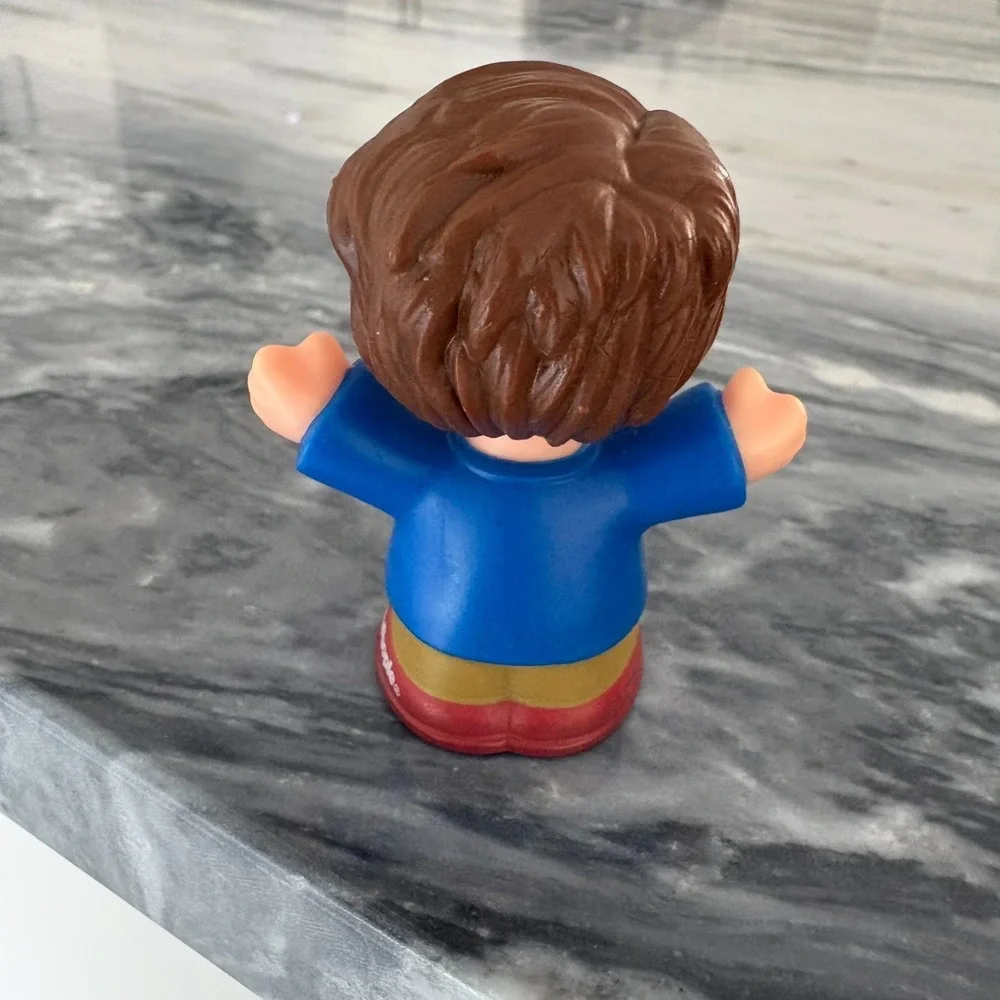Fisher Price Little People JACK Figure BIG HELPERS HOME Blue Shirt Brown Hair‎